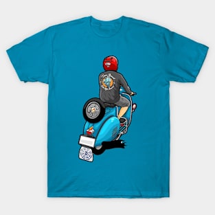 Blue Vespa T-Shirt